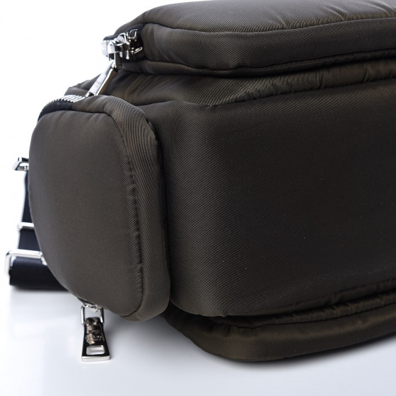 【PRADA】Mimetico Cargo bag with strap★プラダ【ランク:AB】 PRADA Tessuto Nylon Pocket Top Handle Cargo Bag Mimetico