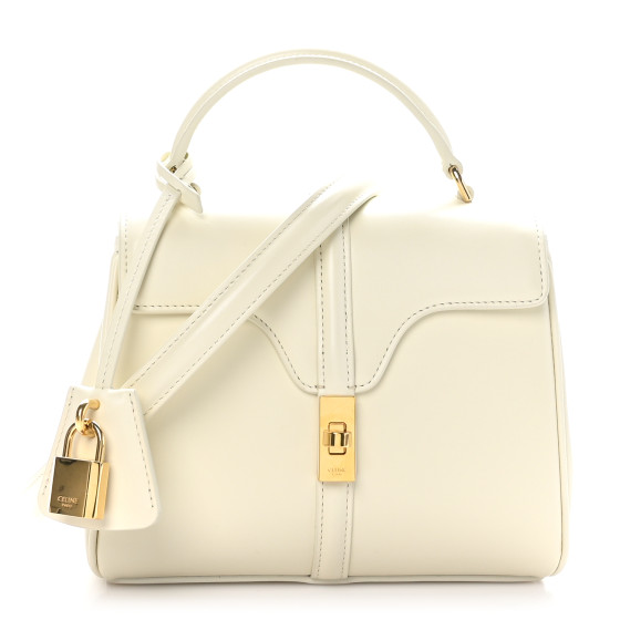【日本入手困難】SMALL 16 BAG IN SATINATED CALFSKIN Small 16 Bag IN Satinated Calfskin - BLACK | CELINE