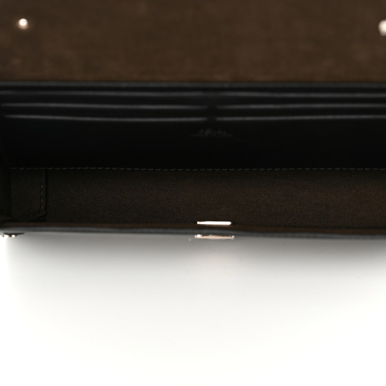 FENDI FF Eclissi Jacquard Vitello King Baguette Soft Trunk