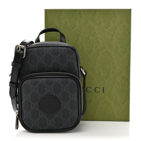 GUCCI ブラック キャミソール M GUCCI Black Guccissima Bow Wallet on Chain – Ascherman Home