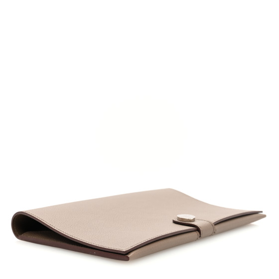 HERMES Evercolor RMS Toutenmain Wallet Etoupe 1555678