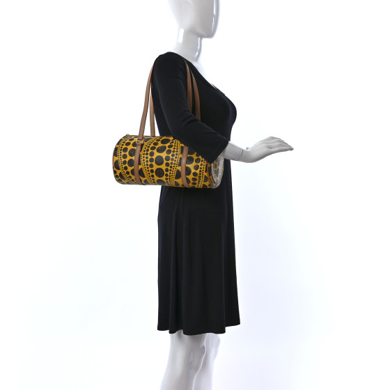 LOUIS VUITTON Monogram Kusama Pumpkin Dots Papillon 30