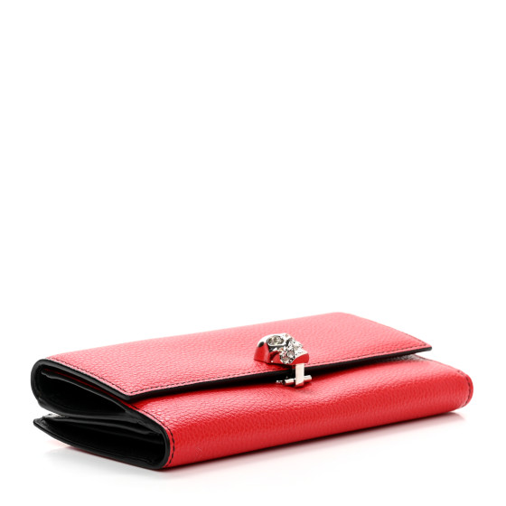 財布・小物その他 ALEXANDER MCQUEEN Woman Wallet Red 8044341T1AN 6820 Alexander McQueen Wallet Colour Restoration — SoleHeeled