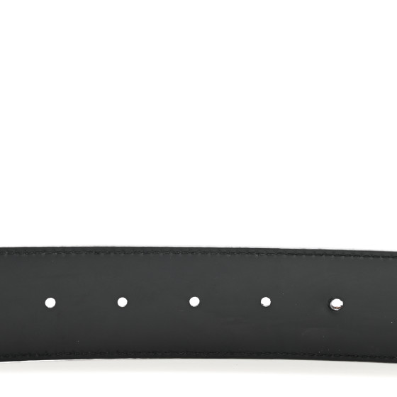 LOUIS VUITTON Calfskin 40mm LV Imprint Reversible Belt 90 36