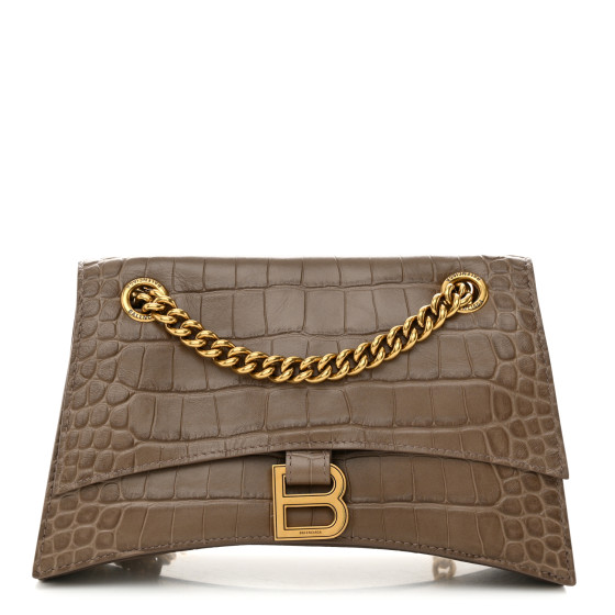 【VIP価格】BALENCIAGA Chic Alligator Skin Chain Shoulder Bag Balenciaga Chic Alligator Skin Chain Shoulder Bag