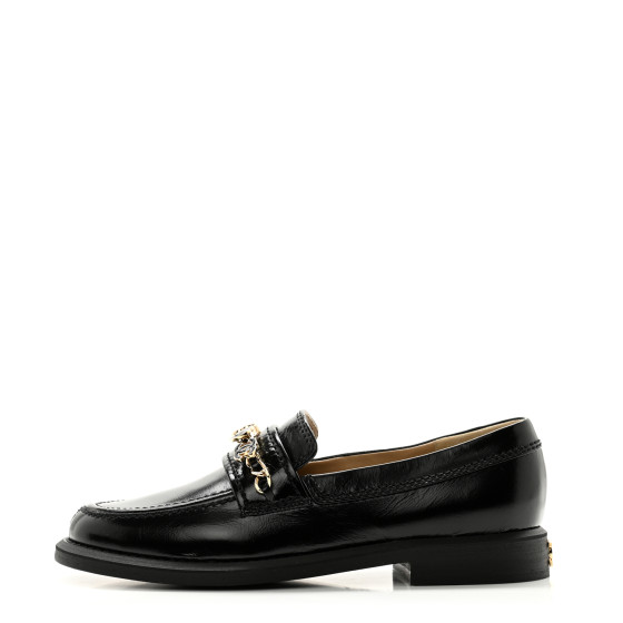 CHANEL MOCASSINS LOAFERS シルバーメタリックモカシン CHANEL MOCASSINS LOAFERS シルバーメタリックモカシン