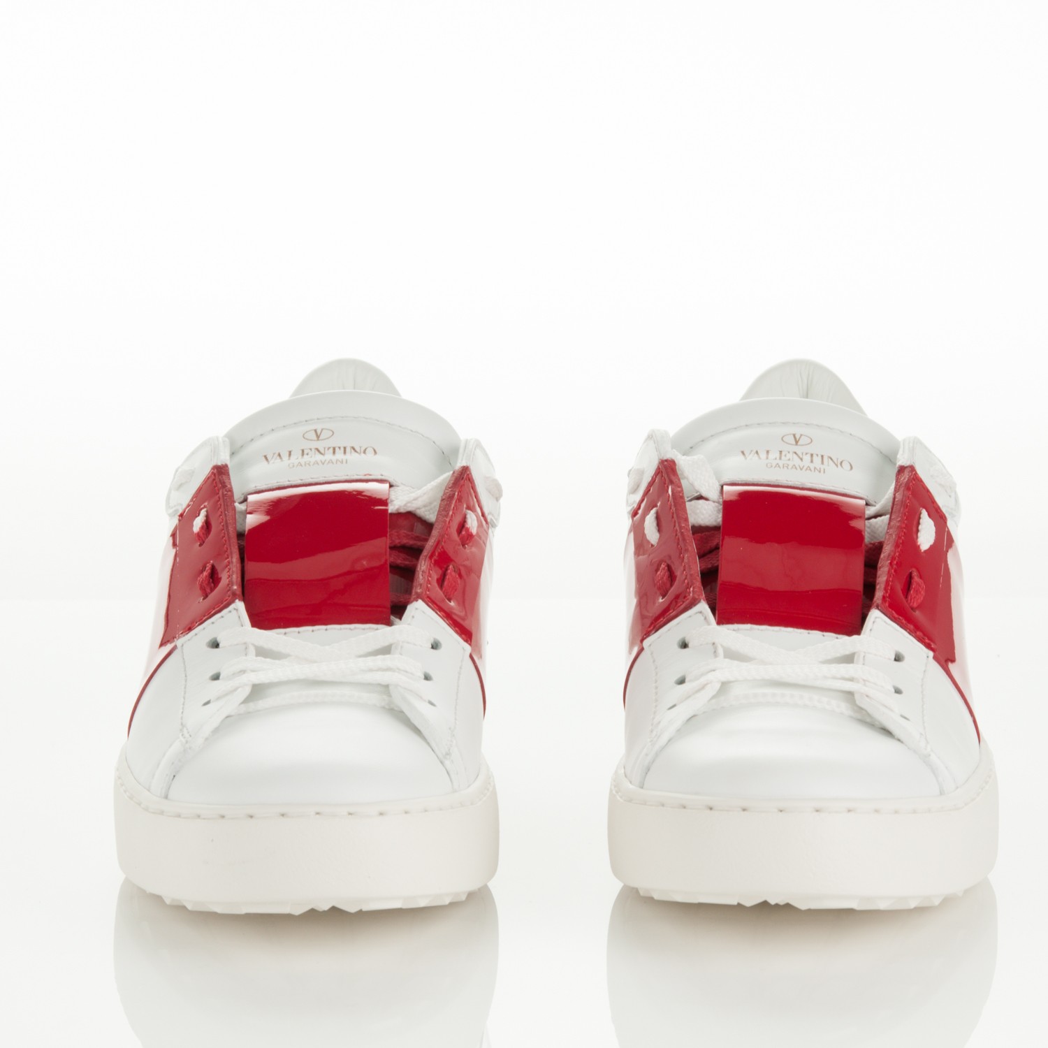VALENTINO GARAVANI ホワイト/レッド スニーカー VALENTINO GARAVANI X UNDERCOVER JUN TAKAHASHI Rockstud