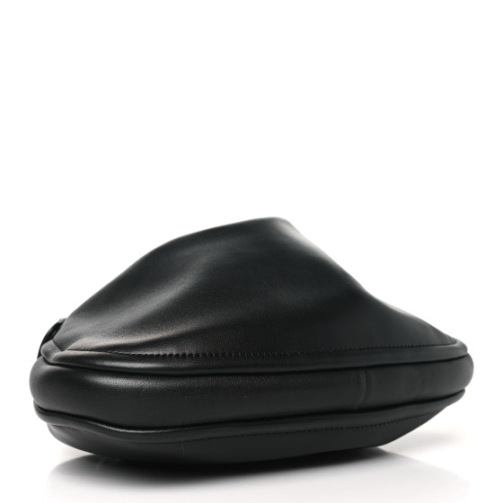 ショルダーバッグ・ポシェット VALENTINO BLACK NAPPA LEATHER SMALL GO-HOBO SHOULDER BAG Black nappa leather small Go-Hobo shoulder bag – G&B