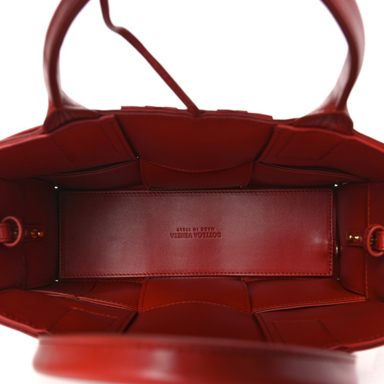 BOTTEGA VENETA Foulard Intrecciato Pleated Mini Arco Tote