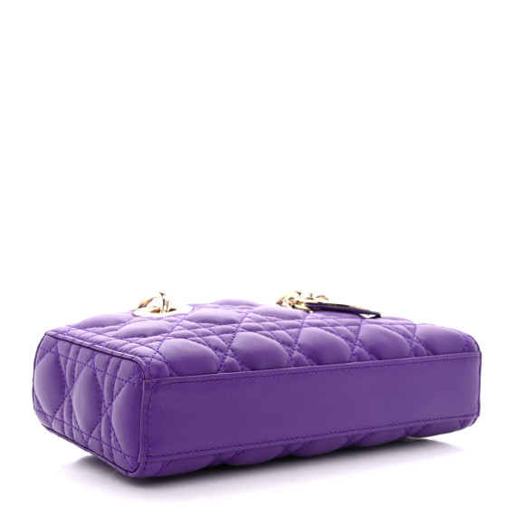 【ヴィンテージ】Rank:S☆Dior Purple Lady Mini Cannage バック Mini Purple Lady Dior Bag | DetachWithLove