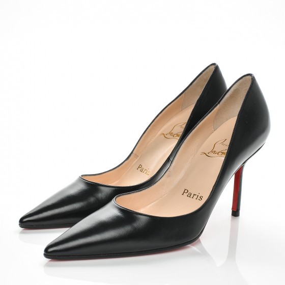クリスチャンルブタン　Décolleté 85 Kid Black 34.5 クリスチャンルブタンDécolleté 85 Kid Black 34.5