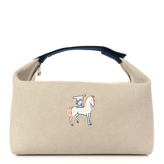 HERMES エルメス ポーチ Bride-a-Brac Cabriole GM ブルー エルメス Blue Bride-A-Brac Large Travel Case（Hermes ポーチ