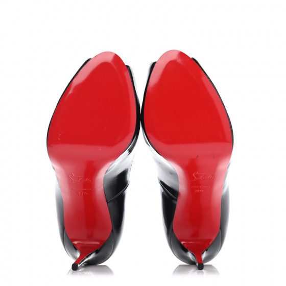 クリスチャンルブタン ニューヴェリープリヴェ 39.5 New Very Prive - 120 mm Platform pumps - Patent calf leather