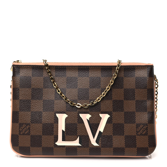 【希少】 LOUIS VUITTON Damier Ebene side ハンドバッグ LOUIS VUITTON Damier Ebene Wight Chain Shoulder Bag N64420