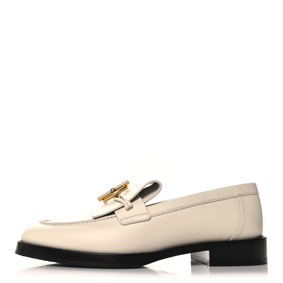 HERMES ベージュ　キャメル　 ローファー レザー　38 24.5㎝ HERMES ベージュキャメル ローファー レザー38 24.5㎝