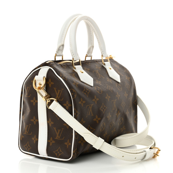 【希少】 LOUIS VUITTON LV Match Monogram Speedy Bandouliere Louis Vuitton Limited Edition Monogram Canvas Match Speedy