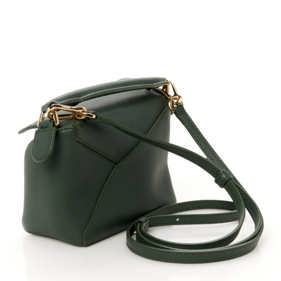 LOEWE Calfskin Mini Puzzle Edge Bag Vintage Khaki 1646955