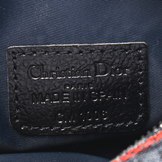 専用Christian Dior トロッター インディゴブルー ポーチ 6634 CHRISTIAN DIOR Monogram Flight Trotter Cosmetic Pouch Blue