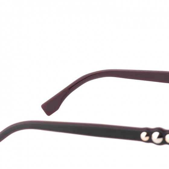 F FENDI Studded Hexagon Fun Fair Sunglasses FF 0270/S Black