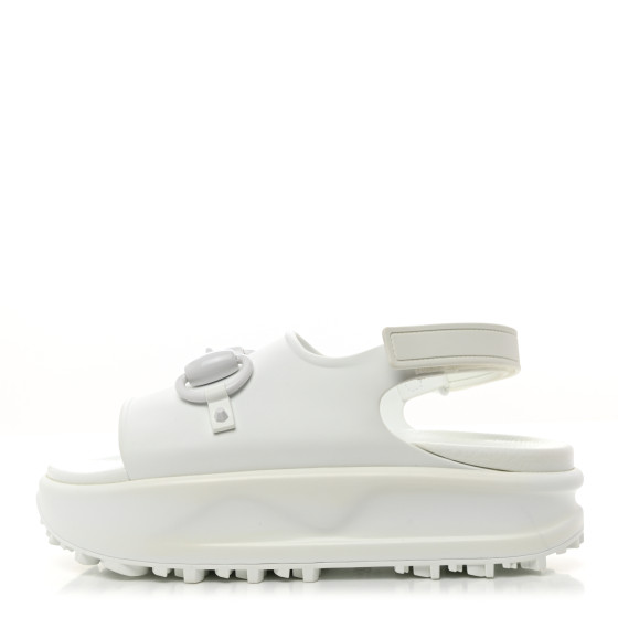 GUCCI ホワイト38.5 Gucci White GG Embossed Trainers 38.5 – THE CLOSET