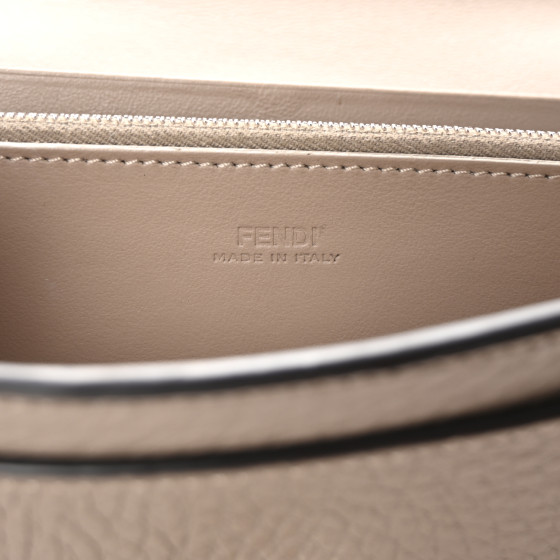 FENDI Cuoio Romano Vitello Grace Selleria Peekaboo