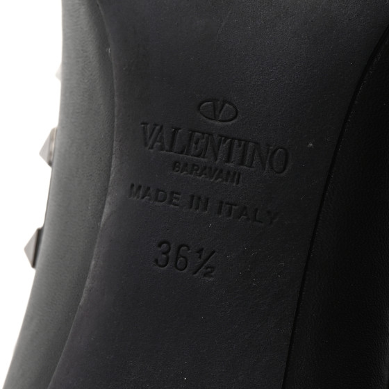 VALENTINO フラットシューズ 36.5 ヴァレンティノスタッズフラットシューズ36.5