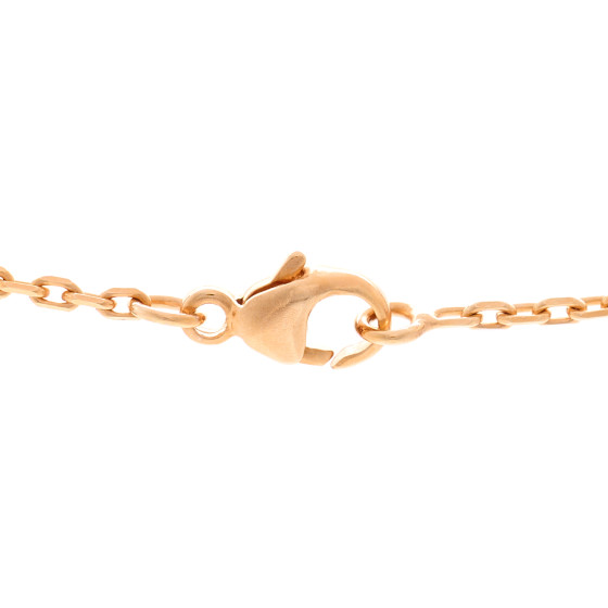 ★Hermes★(W) Mini Pop H Pendant★Rose Gold & Marron Glac HERMES Lacquered Rose Gold Mini Pop H Pendant Necklace