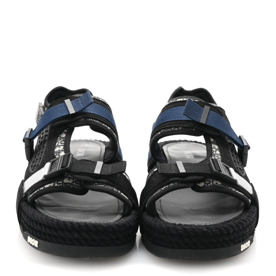 CHRISTIAN DIOR Technical Fabric Oblique Mens Atlas Sandals
