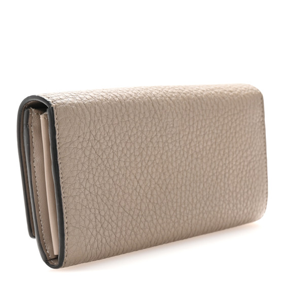 【新品】FENDI PEEKABOO CONTINENTAL WALLET Peekaboo Continental Leather Wallet