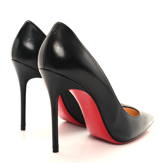 CHRISTIAN LOUBOUTIN Shiny Nappa Kate 100 Pumps 35.5 Black