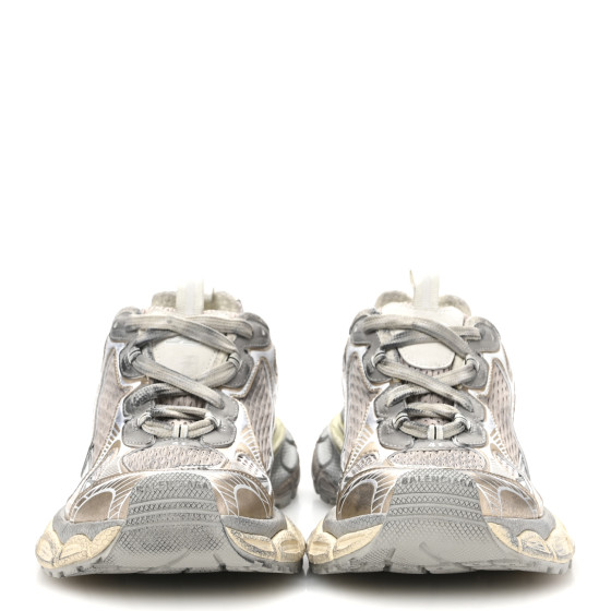 BALENCIAGA Mesh Rubber Womens 3XL Sneakers 41 Eggshell