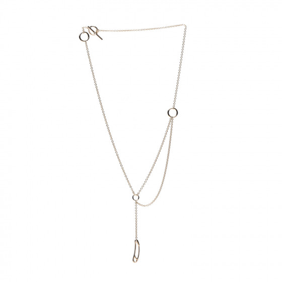 Hermes ペンダント Chaine d'ancre Punk necklace 関税込 HERMES 18K Rose Gold TPM Chaine d'Ancre Punk Necklace SH