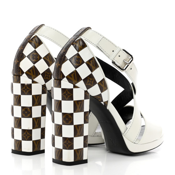 LOUIS VUITTON Calfskin Monogram Damier Tressage Matchmake