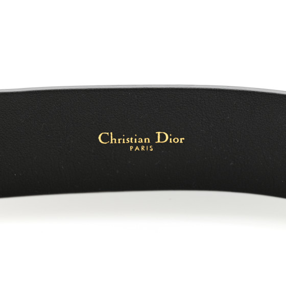低価格の Dior Christian 30 黒 75サイズ ベルト MONTAIGNE 小物