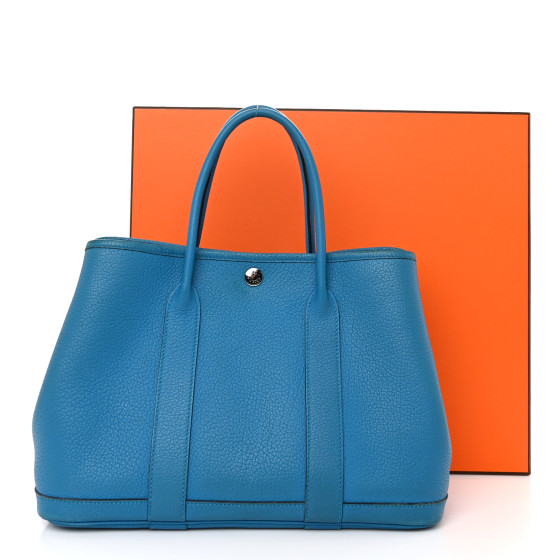 HERMES Negonda Garden Party 30 TPM Bleu Zanzibar 1532037