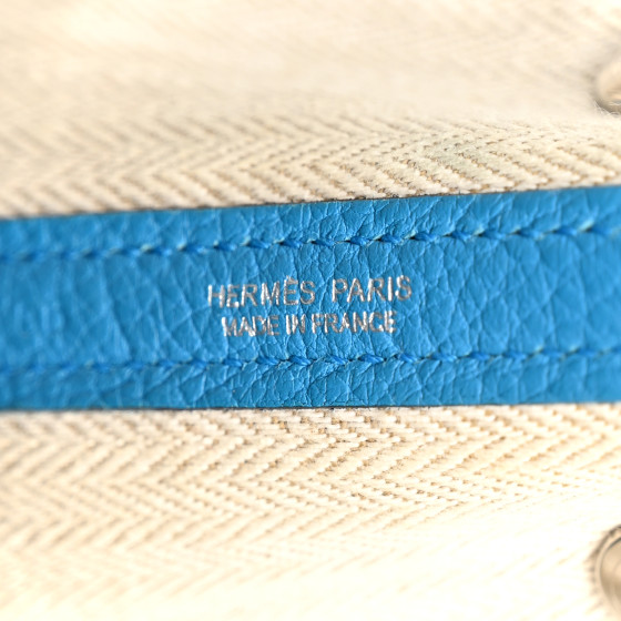 エルメス GARDEN PARTY 30 / bleu zanzibar Hermes Garden Party 30 Bleu Zanzibar Negonda Palladium Hardware