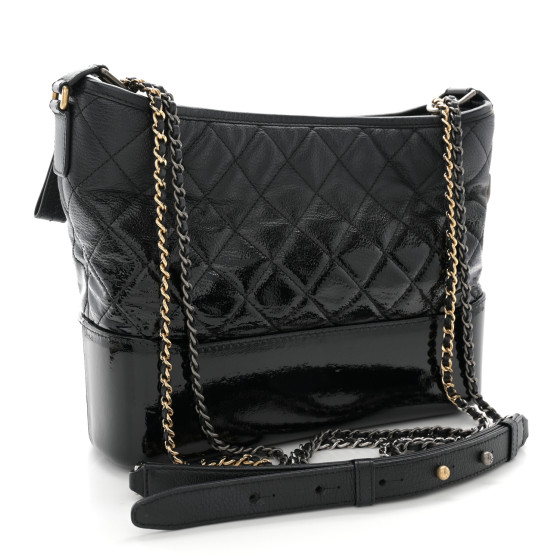 ショルダーバッグ・ポシェット × ヴィンテージ(中古) Chanel Gabrielle Hobo Quilted Goatskin and Patent Medium f1778ef9c725f3571e3f7d38eab9cb