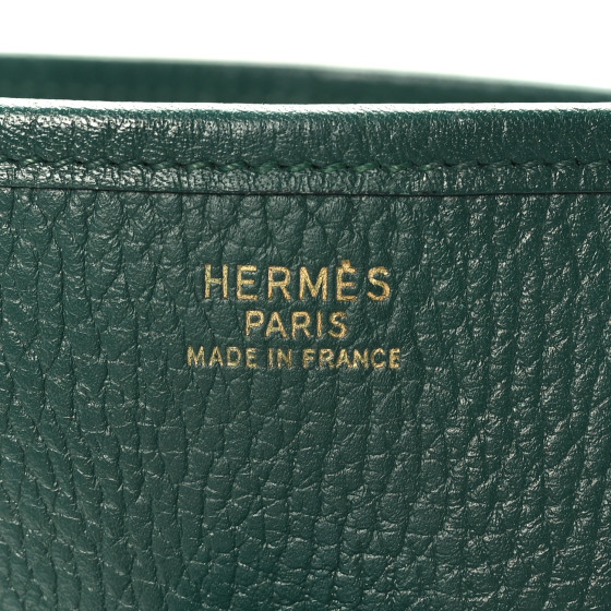 HERMES Ardennes Evelyne GM Vert Fonce 1423237 | FASHIONPHILE