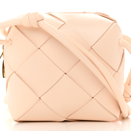 BOTTEGA VENETA Lambskin Maxi Intrecciato Mini Cassette