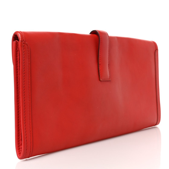 HERMES Swift Jige Elan 29 Clutch Rouge Tomate 1345668