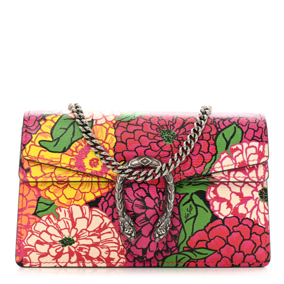GUCCI X KEN SCOTT New Shangai Calfskin Pomponica Print Super