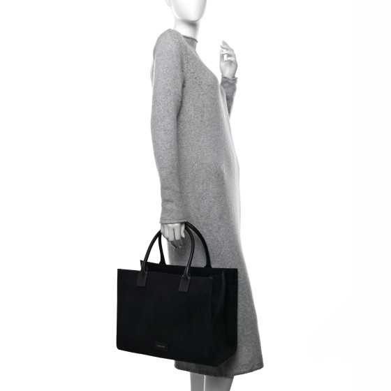 【関税&送料込】Versace Versace Allover Jacquard Canvas Tren VERSACE Canvas Suppler Calfskin Cabas GV Signature Tote