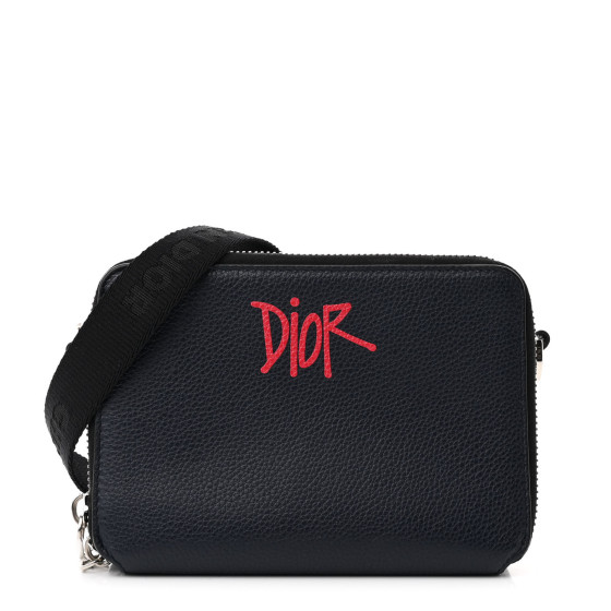 CHRISTIAN DIOR X SHAWN STUSSY Grained Calfskin Ox Head