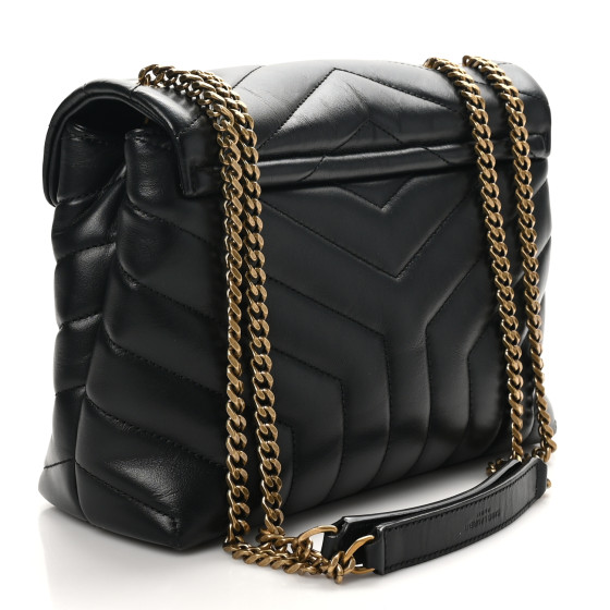 Saint Laurent正規品/送料関税込み Satchel bag small SAINT LAURENT Calfskin Y Quilted Monogram Small Loulou Chain