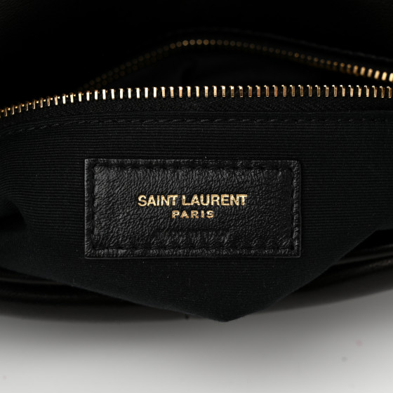 SAINT LAURENT Lambskin Quilted Small Loulou Puffer Monogram