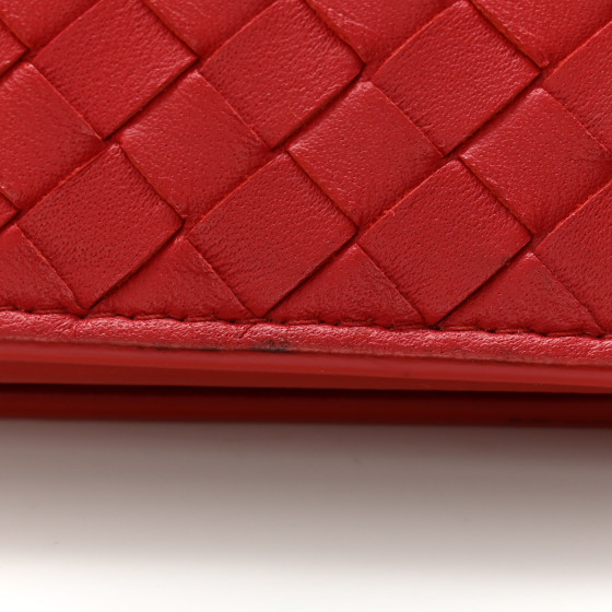 BOTTEGA VENETA Nappa Intrecciato Continental Wallet on Chain