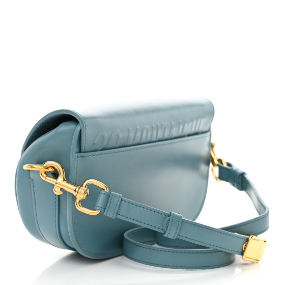 CHRISTIAN DIOR Box Calfskin East West Bobby Bag Blue 1674058