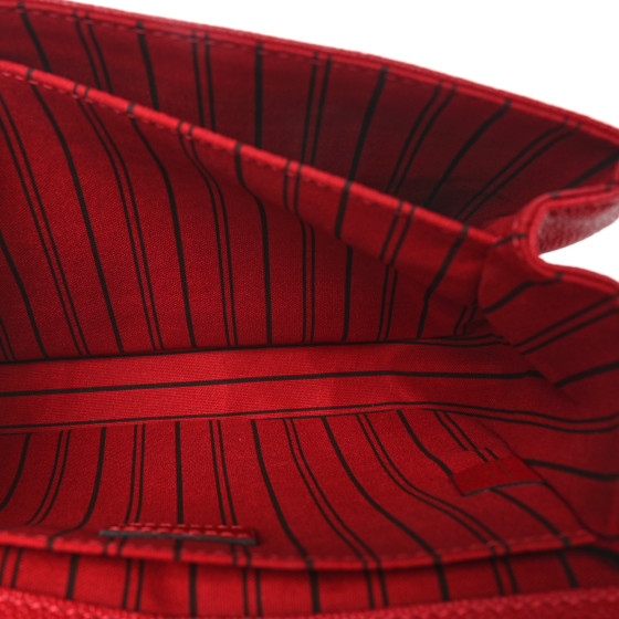 Louis Vuitton ワインレッド スカート LOUIS VUITTON Empreinte Pochette Metis Scarlet 1672092