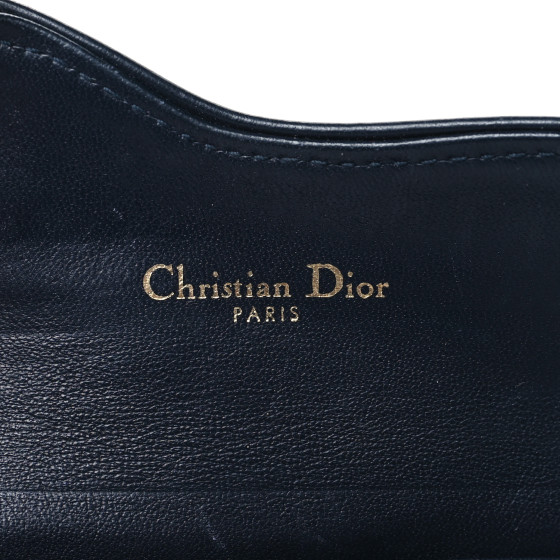 【大人の本革アイテム♪】DIOR★Saddle Bloom カードホルダー CHRISTIAN DIOR Oblique Saddle Bloom Card Holder Blue 1667156
