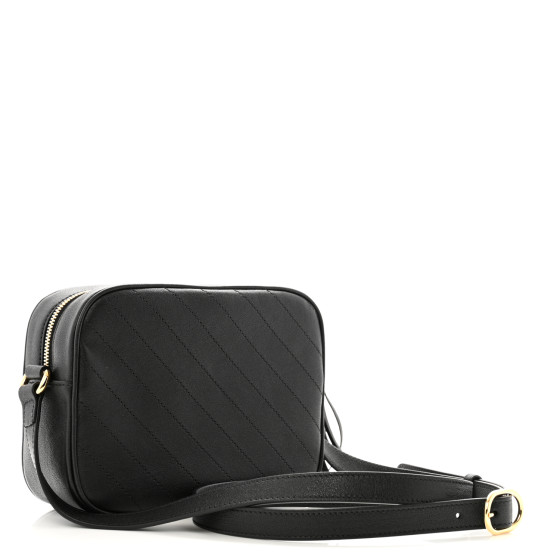 GUCCI Sakai Be Green Calfskin Diagonal Stitched Small